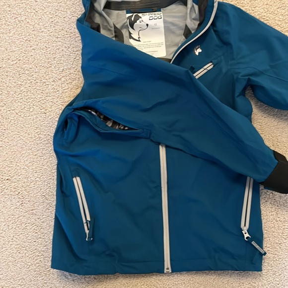 Shred Dog Kids Ski Shell Jacket Size 12 - Picture 2 of 8